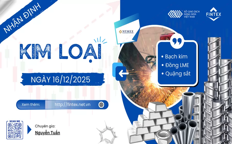 NHẬN ĐỊNH THỊ TRƯỜNG KIM LOẠI NGÀY 16/12/2025